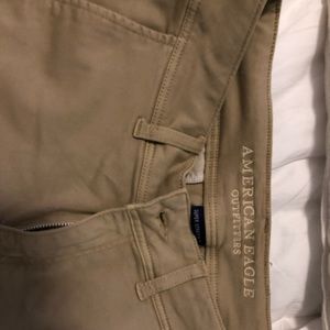 American Eagle Khakis size 8 Kick Boot
